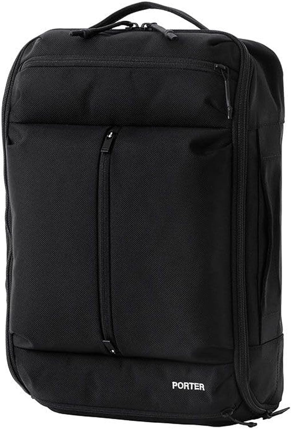 PORTER ポーター ダレスバッグ 本革 黒 ロゴ型押し ビジネスバッグ